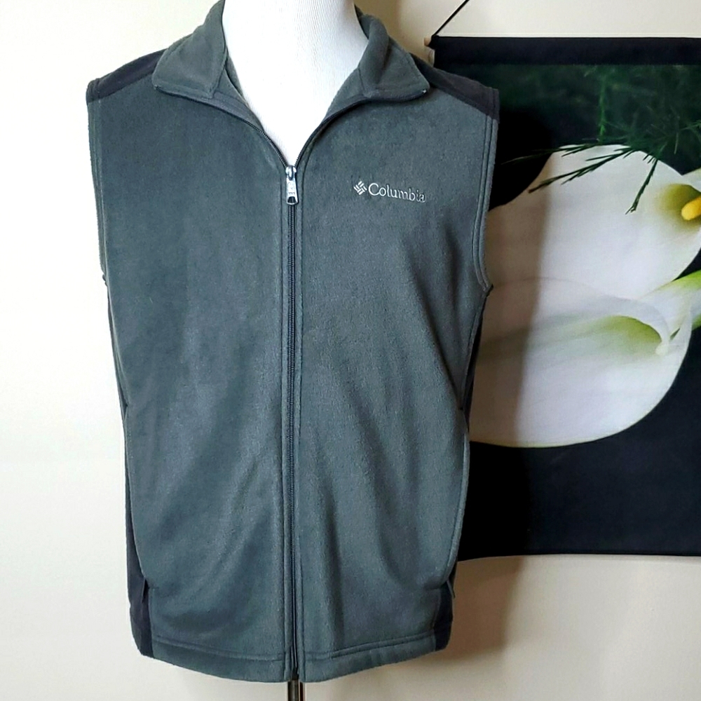 Men's Columbia Full Zip Collared Vest